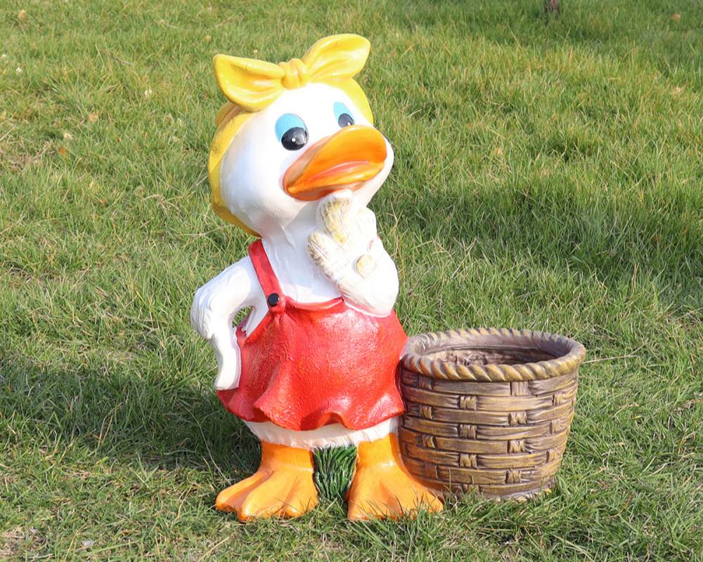 Cute outdoor garden sculpture