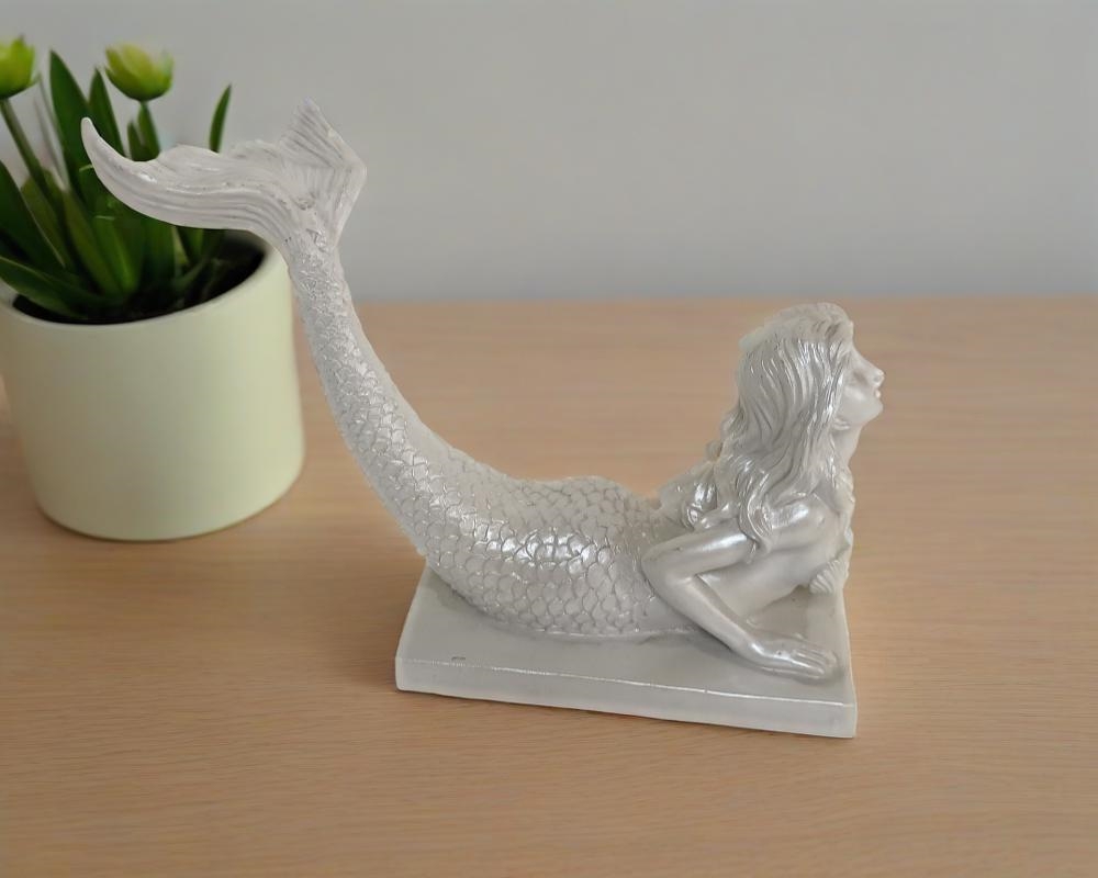 Resin Little Mermaid Garden Statue – Decorative Art Sculptures for Living Room & Garden Display