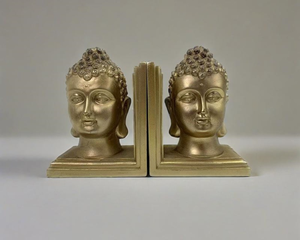 Wholesale Resin Buddha Face Sculpture Statue for Home Decor Peaceful Zen Garden Ornaments