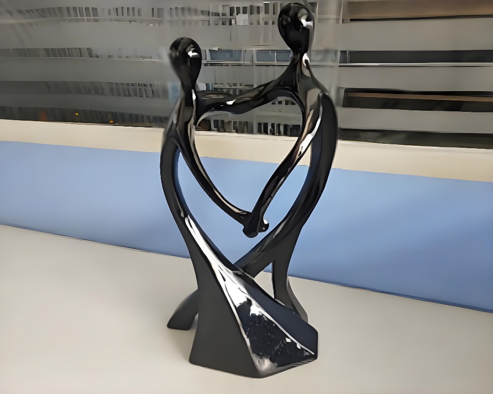 Abstract Resin Sculpture Modern Couple Statue Wholesale Custom Art Figurines