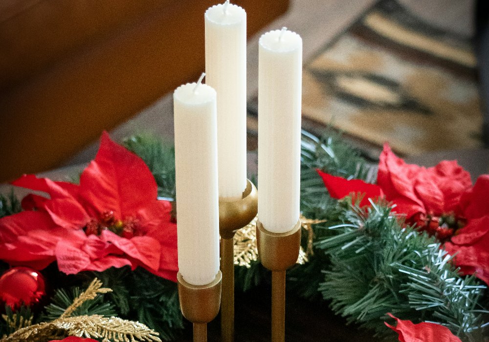 Christmas candlesticks Christmas candlesticks