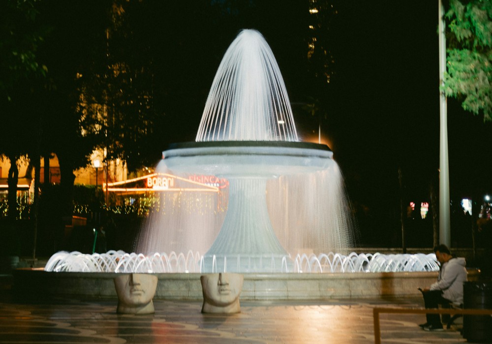 Garden fountain Garden fountain