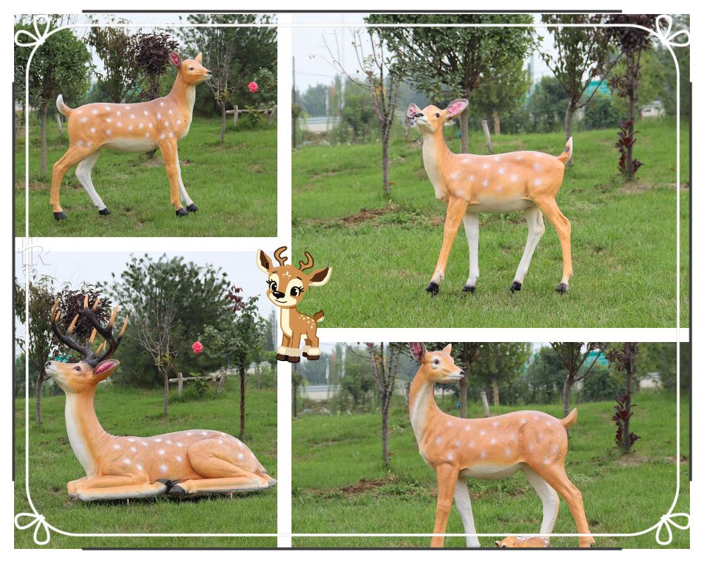 Sika-Hirsch-Skulpturenausstellung