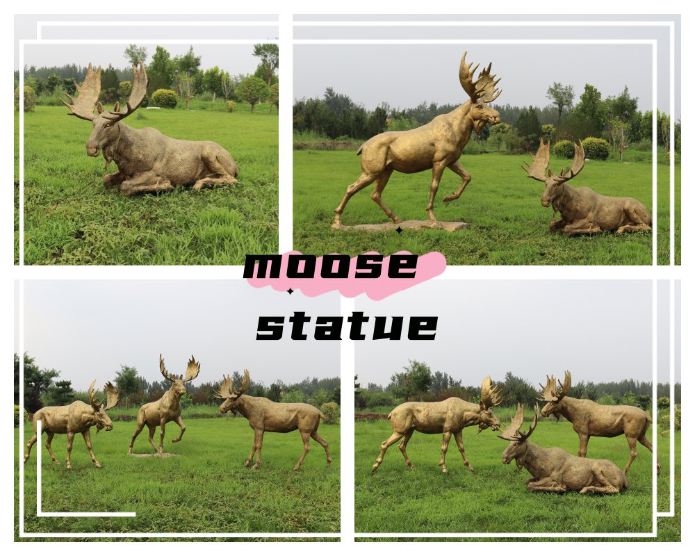 Ruihengs Elchstatuenausstellung