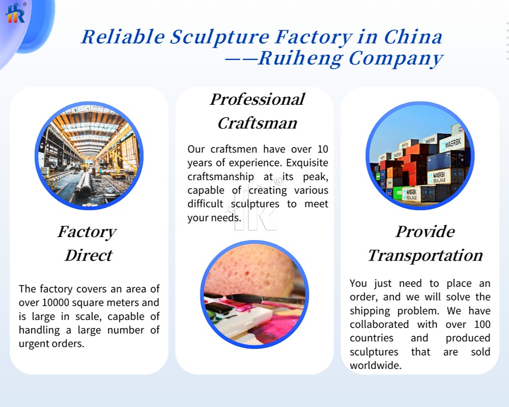 fábrica de esculturas na China