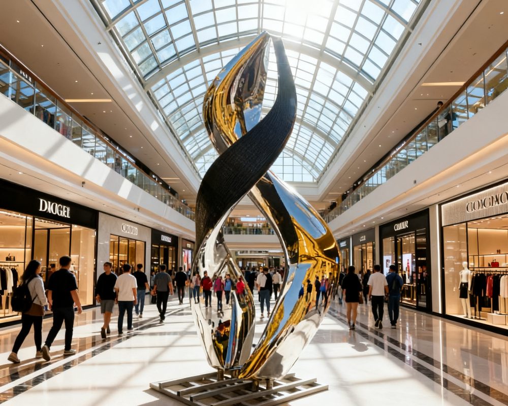 Appropriate size for stainless steel sculptures