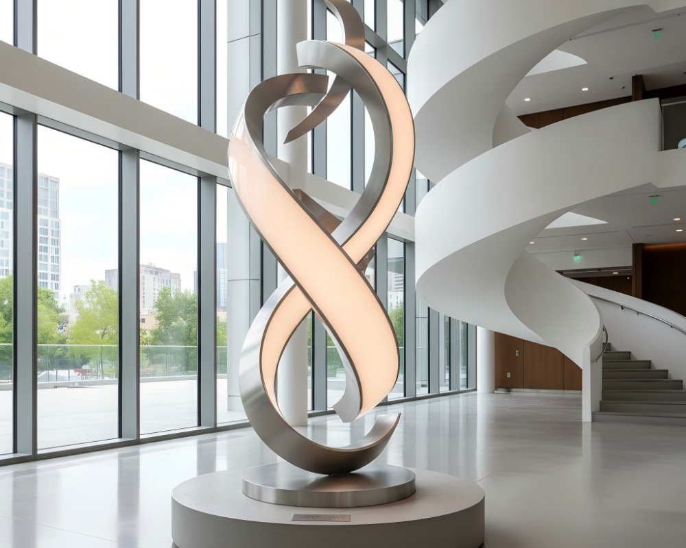 Indoor abstract sculpture