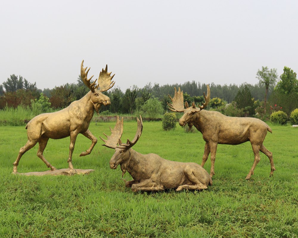 2.3m Fiberglass Moose Sculpture Ordered by Mexican Client