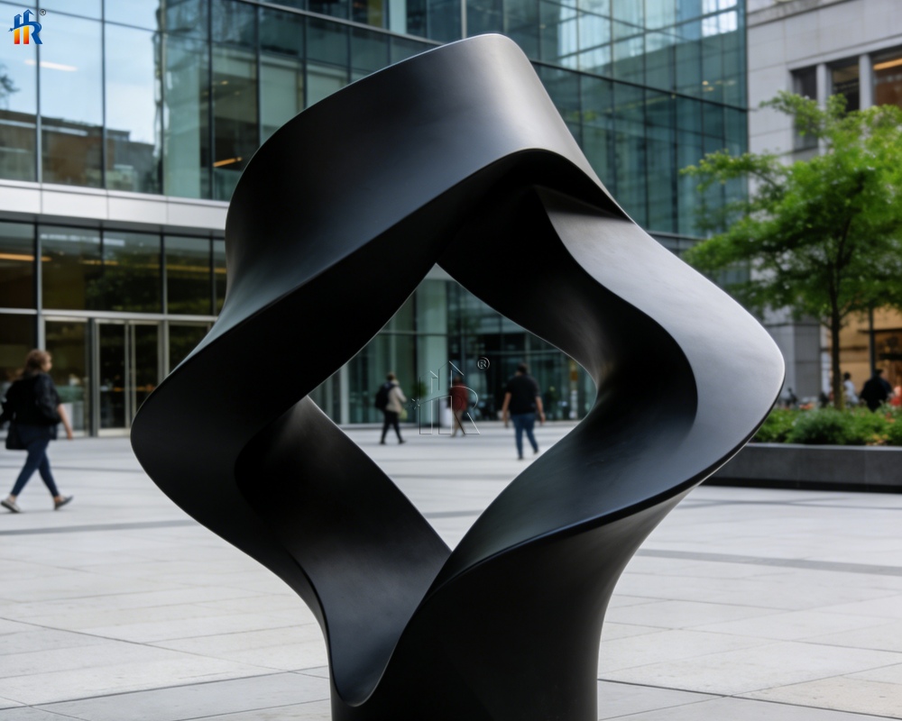 striking outdoor metal sculpture