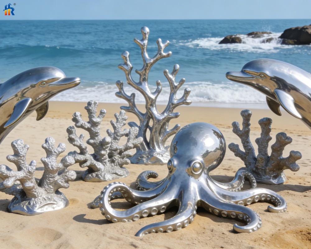 Custom stainless steel sculptures