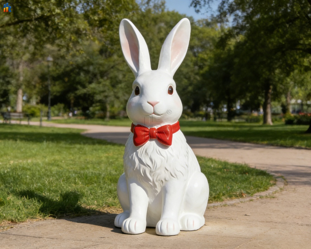 little bunny sculpture