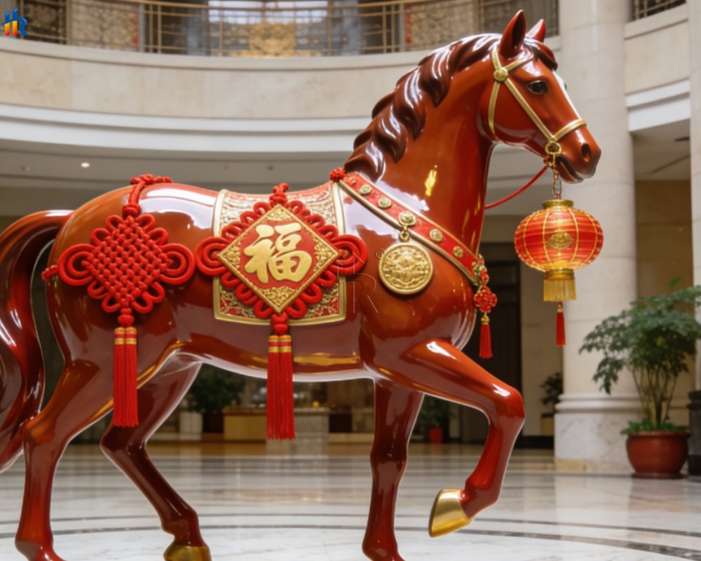 horse sculptures
