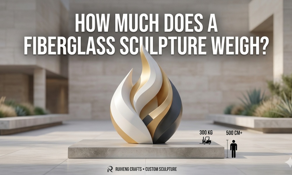 How Much Does a Fiberglass Sculpture Weigh