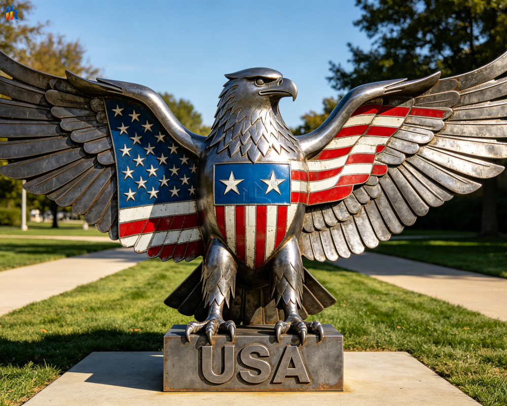 Eagle Metal Sculpture