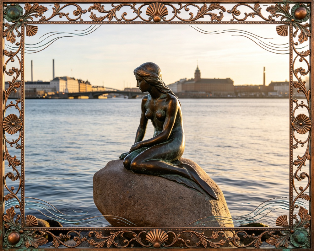 Life-size bronze sculptures