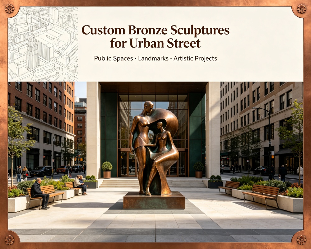 Famous Iconic Bronze Sculptures in Urban Spaces: 5 Global Street Art Cases