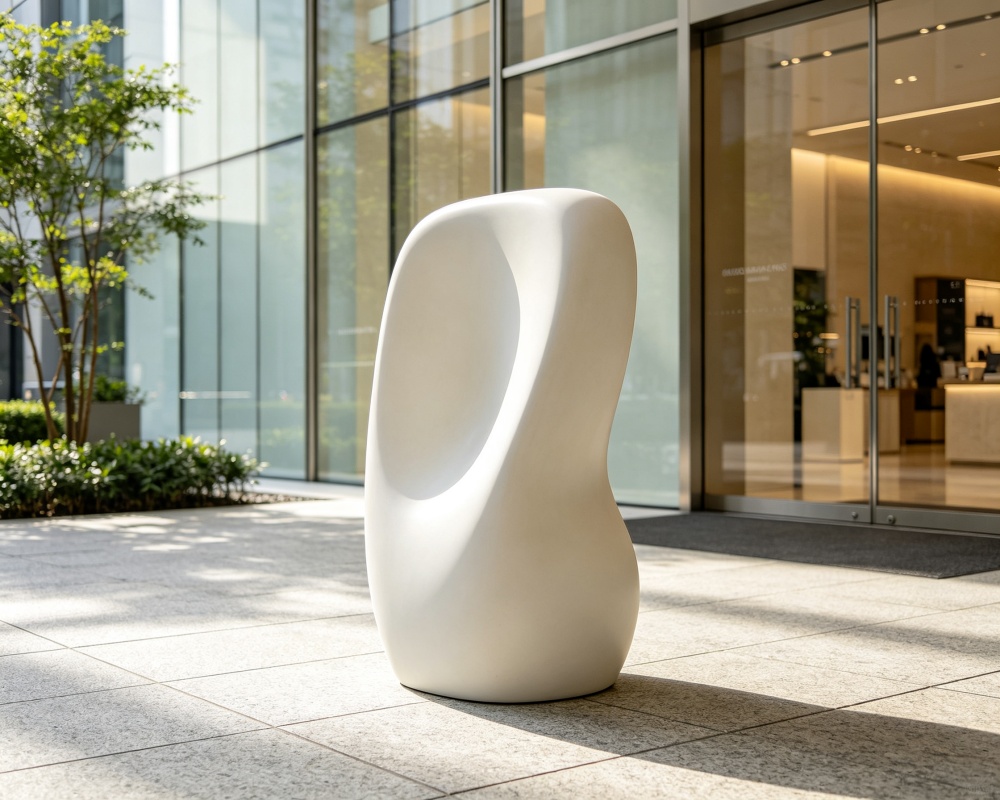 Minimalist artistic outdoor sculptures